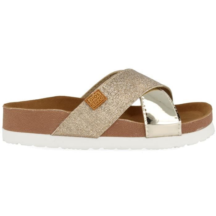 Gioseppo Sandales De Plage Or Enfant Fille Dore Et Blanc Cdiscount Chaussures