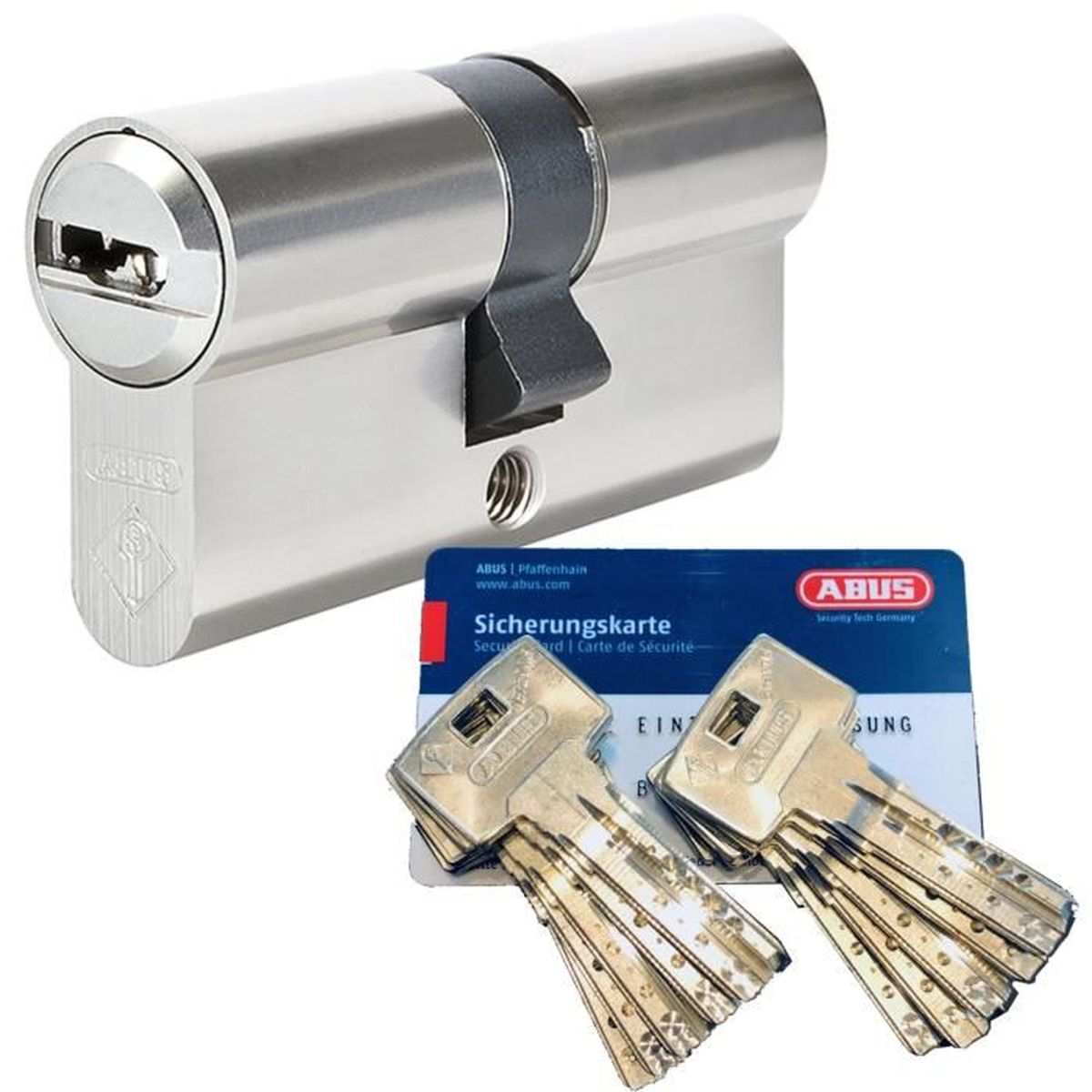 ABUS Cylindre Serrure P6PS 30x30