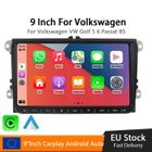 PRUMYA Autoradio GPS 9" Android 12 WiFi Bluetooth Carplay 2G + 32G pour VW Passat 6 7 CC Polo GOLF 5 6 Touran T5 Radio FM 12V Avec caméra