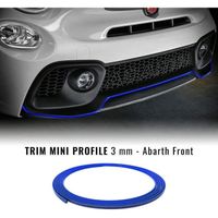 Profil Adhésif pour Pare-Chocs Antérieur Fiat 500 Abarth, Bleu