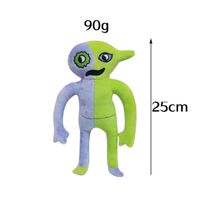 Alien bicolore - peluche effrayante pour jeu d'horreur "garten of banban", poupée d'accompagnement pour enfants