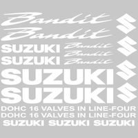 Stickers Suzuki bandit Ref: MOTO-117 Blanc