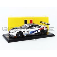 Voiture Miniature de Collection - SPARK 1/43 - BMW M6 GT3 - Spa 2020 - White / Red / Blue - SB397