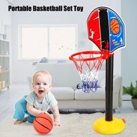 Ensemble de basket-ball pour tout-petit, ensemble de basket-ball de jouet portable Mini support de panier de basket-ball 106976