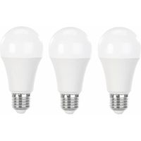 3 ampoules LED E27 à intensité variable - 1050 lm - Blanc chaud