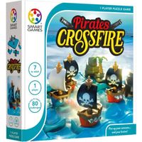 Jeu de société - SMART GAMES - Pirates Crossfire - 80 défis - Multicolore - 7 ans et plus