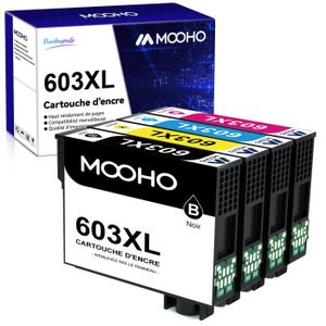603XL ENCRE4U - Lot de 2 cartouches NOIR compatibles avec EPSON 603 XL -  Dispo aussi à l'unité ou par lot : Noir Cyan Magenta Jaune - Cdiscount  Informatique