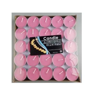 TEA LIGHT Lot de 50 bougies Dur/ée 4 heures
