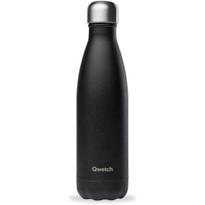 GOURDE Bouteille Isotherme Mixte - Qwetch - 500ml - Noir 