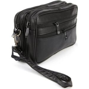 SPAHER Sacoche Homme Cuir Véritable Bandouliere Pochette Homme Grand Sac  Porté Epaule Sacs Business Sacs à Main Voyage pour Ipad 11 pouces :  : Mode