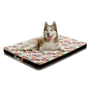 ENCLOS - CHENIL Luxe chien lit maison chenil Durable grand chien lit tapis chiot canapé épais orthopédique matelas pour peti C1 L 85x60cm -NOAH20447