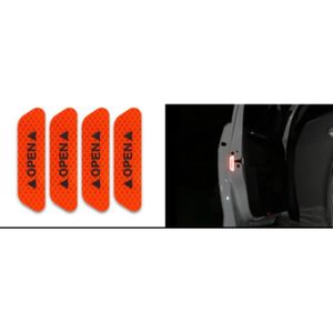 Autocollants Réfractifs pour Casque Moto, Noir, 4 Pièces 85 x 23 mm -  Cdiscount Auto