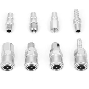 5 Pieces 8mm a 8mm Raccord rapide pneumatique en forme de T a une seule tou Y2P4 5 Pieces 8mm a 8mm Raccord rapide pneumatique en forme de T a une seule tou Y2P4