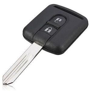 Coque pour clé télécommande 2 boutons Nissan K12 Note Qashqai Navara
