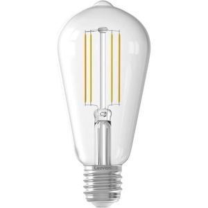 AMPOULE - LED Ampoule LED Dimmable E27, filament Edison vintage, 4,5 W, 2300 K, 470 lumens, lumière LED décorative, filament incandescent [D5936]