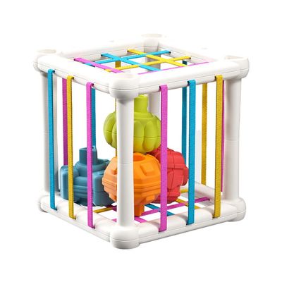 Trieur De Formes Bébé - Blocs Sensoriels En PE, 6 Formes - Développe Motricité Fine 1 à 3 Ans