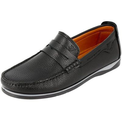 Mocassins Donald Pliner Moet I20 Noir - Taille 10.5 US Homme, Fabriqués En Italie, Occasion