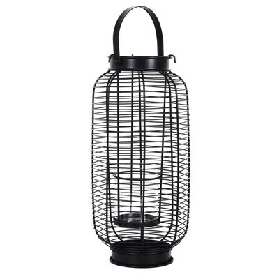 Bougeoir,6 pièces en métal oiseau Cage mariage bougeoir couleur blanche