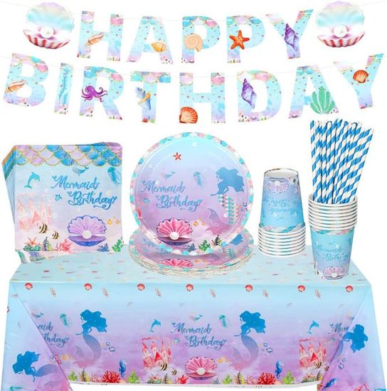 Ensemble Vaisselle Fête D’Anniversaire Pour 10 Enfants – Assiettes, Gobelets, Serviettes Et Couverts Thème Dessin Animé, Parfait Pour Garçons Et Filles