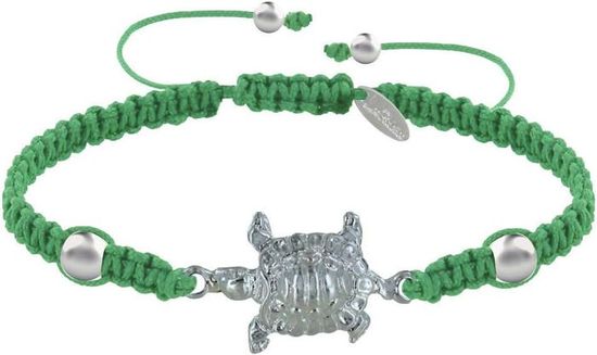 Bracelet Gourmette Vintage Couleur Or Avec Pampilles Tortue Et Grenouille - Occasion Bon état, Réf 3359
