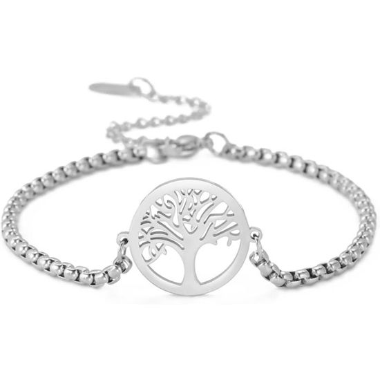 Lot De 12 Bracelets Arbre De Vie En Acier Inoxydable Doré Pour Femme - Bijoux Fantaisie à Lacets