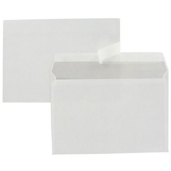 Enveloppe cartonnée blanche CD 16 x 17,5 cm