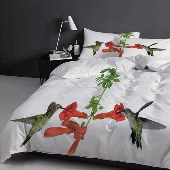 Parure De Lit Enfant Cheval Housse De Couette 220X240 Avec Fermeture