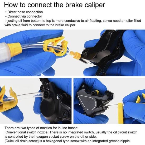 Kit De Purge De Frein Hydraulique Velo ZWEquipint Kit De 13
