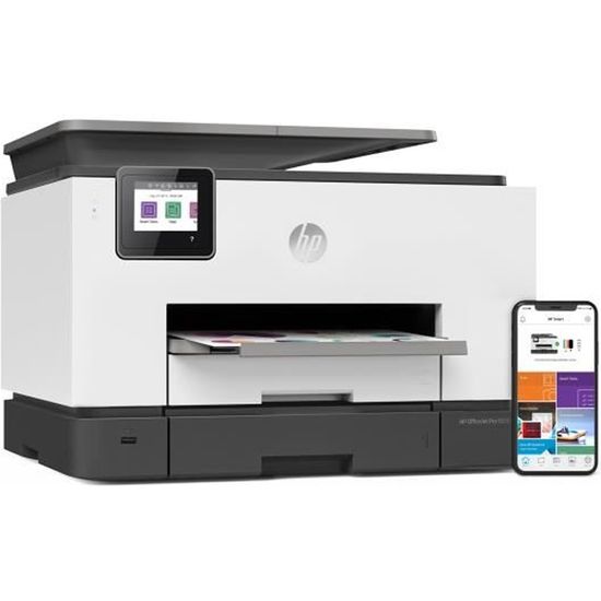 HP Imprimante Jet d'Encre Multifonction Officejet Pro 9020 - Couleur - Impression N&B 24 ppm/Couleur 24 - Résolution d'Impression