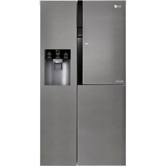 LG GSJ361DIDV - Réfrigérateur congélateur US Eau'tonome - 591L (394+197) - Froid ventilé - A+ - L91,2cm x H179cm - Inox