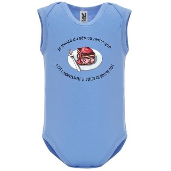Body Bebe Manche Sans Bebe Garcon Bleu Je Mange Du Gateau Bleu Cdiscount Pret A Porter Body Bebe Manche Sans Bebe Garcon Bleu Je Mange Du Gateau Bleu Cdiscount Pret A Porter