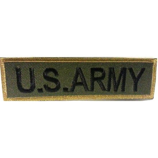 Ecusson Patch Badge Appliqué Thermocollant Brode Militaire A Coudre Ecusson Thermocollant "Army Badge 10 X 5 Cm