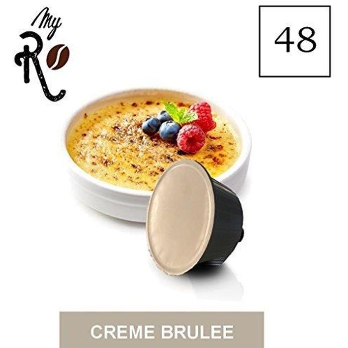 48 Capsules de Soluble Cremee brulèe compatibles avec machines Dolce Gusto - Dolce Gusto 48 x Dosettes - MyRistretto