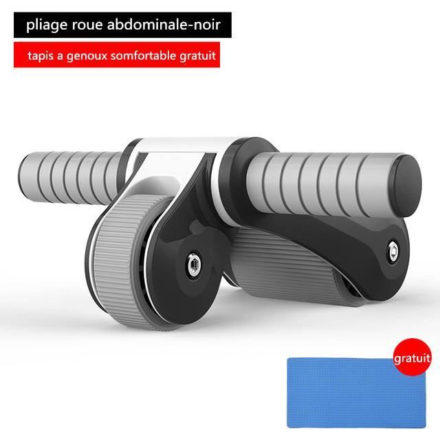 Équipement de rouleau de forme physique pliable d'exercice abdominal de forme physique d'abs
