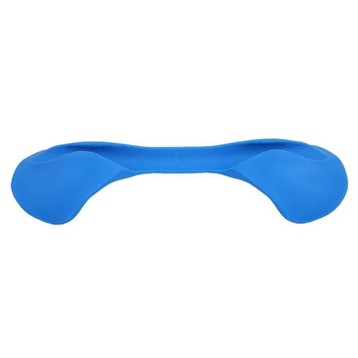 Pad de levage de poids doux épaule cou pad support protecteur barre d'haltères bar fitness tapis (bleu)-CHE