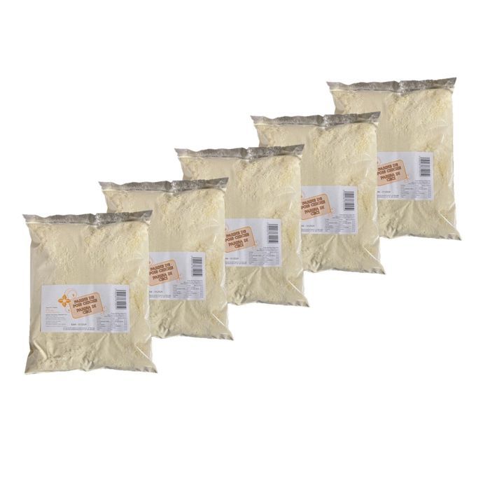 Agidra - Lot 5x Farine de pois chiche - Sachet 1kg
