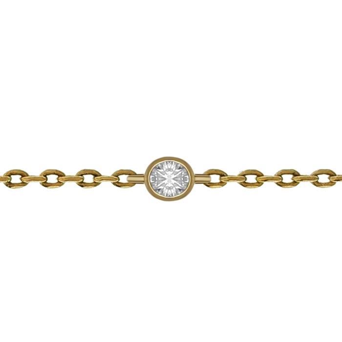 Boucles D'oreilles Plaqué Or 18 Carats Avec Zirconium - Neuf Avec étiquettes