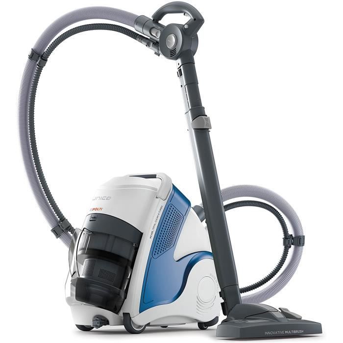 NETTOYEUR VAPEUR Polti PBEU0100 Unico MCV80 Total Clean & Turbo Aspirateur Multifonctions 3 en 1 et Nettoyeur Vapeur, 6 Bar, 54
