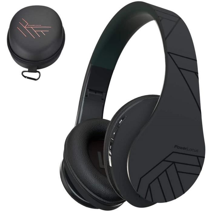 Casque Bluetooth sans Fil, Casque Audio stéréo Pliable sans Fil et Filaire avec Micro intégré, Micro SD-TF, FM pour iPhone-Wik[1187]