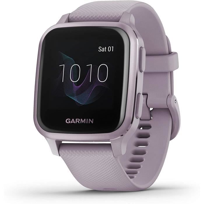 Garmin Venu Sq Montre GPS de sport connectée santé et bien-être - Lavande