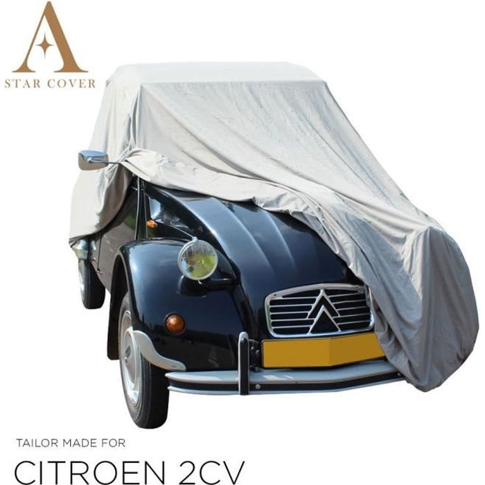CITROEN 2CV BÂCHE DE PROTECTION EXTÉRIEUR GRIS ÉTANCHE COUVERTURE NOUVEAUX CARCOVER