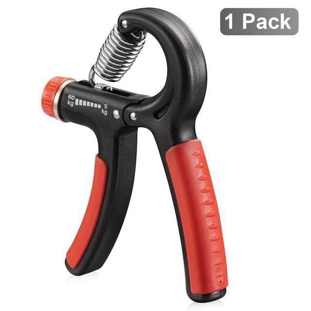 Hand Grip Poignée de Main Exercice Musculation Pince de Musculation Poignée d\'entraînement pour Doigts et Force Noir rouge