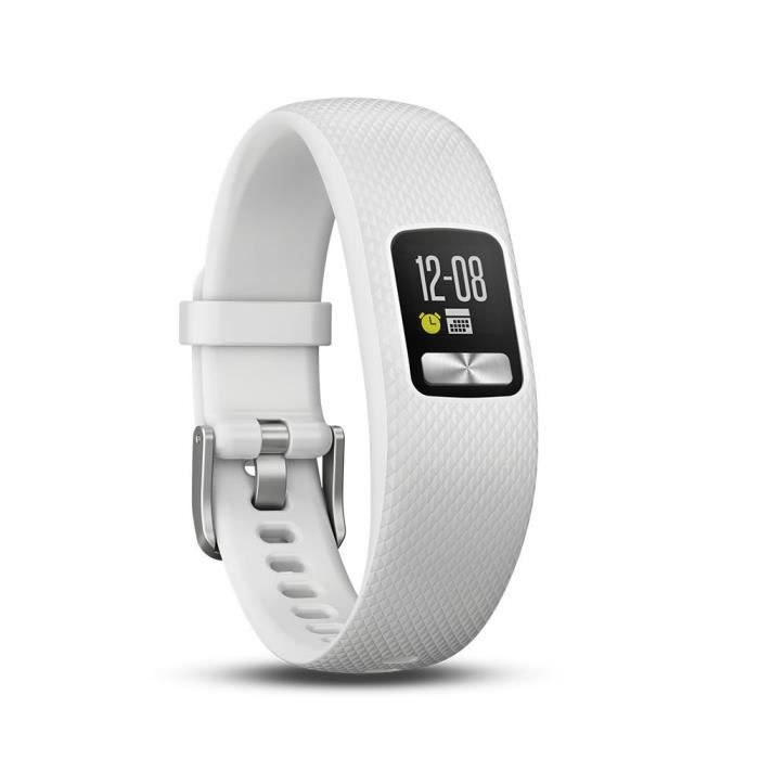 GARMIN Bracelet d'activité Vivofit 4 - Blanc - Taille S/M