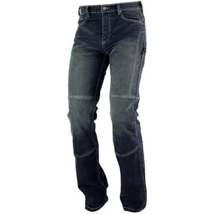 Jeans 100% Coton Moto Pantalon C...