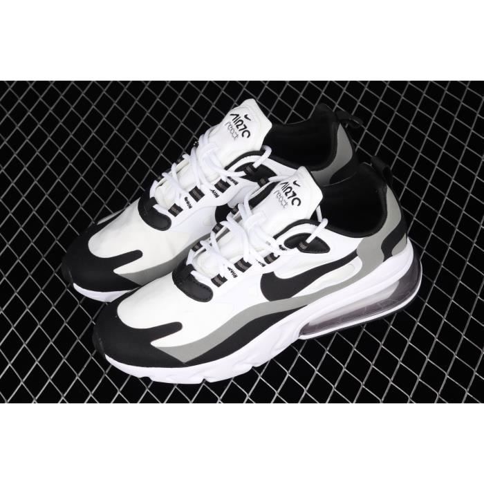 Nk Air Max 270 React nouvelles chaussures de course à coussin d'air demi-paume creux en maille haute fréquence