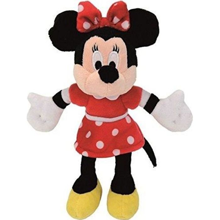 Simba - 6315876897 - Peluche Disney Minnie - Robe Rouge 20 Cm 6315876897