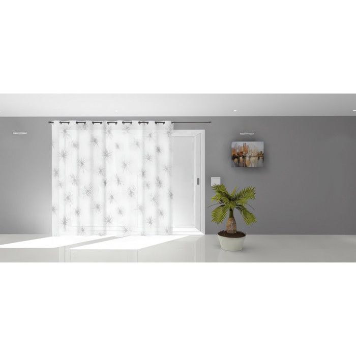 SOLEIL D'OCRE Voilage à oeillets Lionel - 280 x 250 cm - Blanc