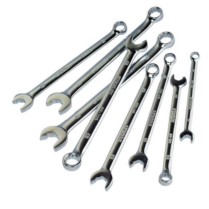 STANLEY Jeu de 8 clés mixtes rapides