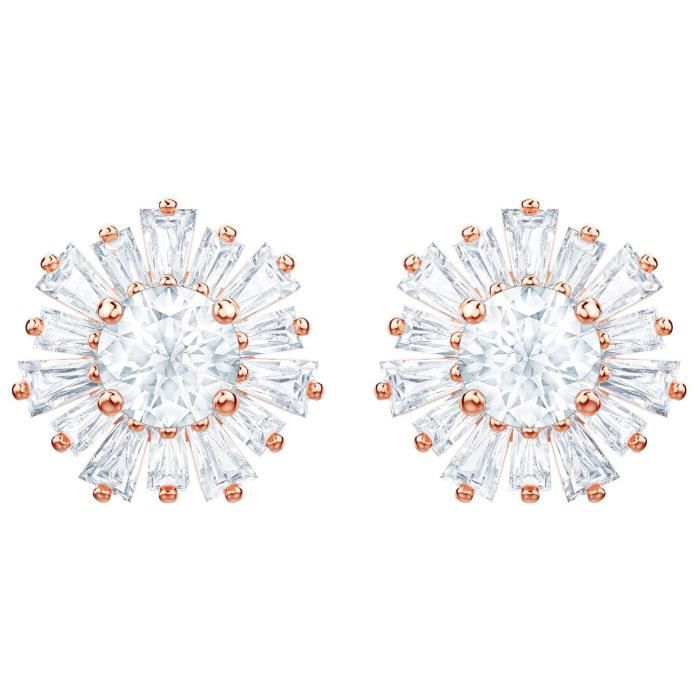 Boucle D Oreille - SWAROVSKI - Boucles d'oreilles Swarovski Sunshine rosées