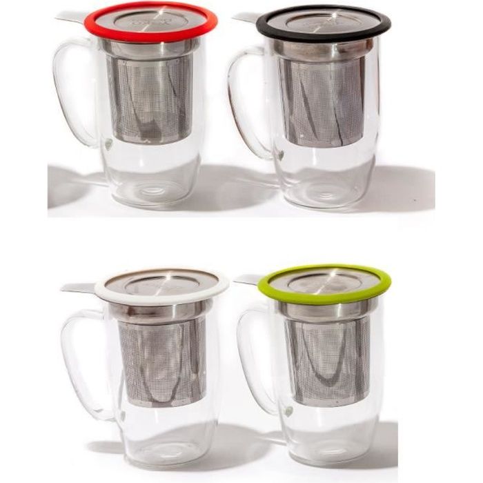 Mug à thé Tastea Yoko Design Blanc